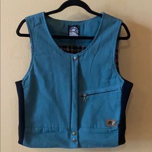 Vintage Polar King by Key Fleece Lined Vest
